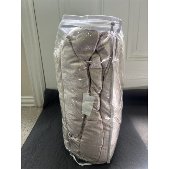 Twin Xl Reversible Comforter 66" x 90" Dusty Pink NEW Dorm Living Cute Chic Glam - Picture 5 of 8